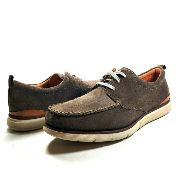 Clarks Artisan Men's Suede Genuine Leather Comfort Casual Lace Up Shoes Size 9M - Picture 5 of 13